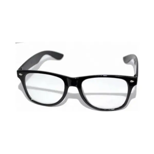 Chpn - Nerdbril - Nepbril - Bril Zonder Sterkte - Verkleedfeestje - Carnaval - Halloween - Fake Glasses - Hippe Bril - Zwart thumbnail