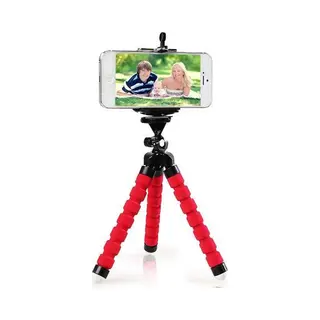 Chpn Statief - Selfiestandaard - Telefoonstatief - Tripod - Rood - 3 Poten - Universeel