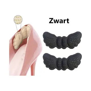 Cheaperito Antislip Hielzool Vlinder Voor Dames I Anti-Slip Hiel I Anti Blarenpleister I Anti Blaren I Hielbeschermers Hoge Hakken I 1 Paar I Zwart