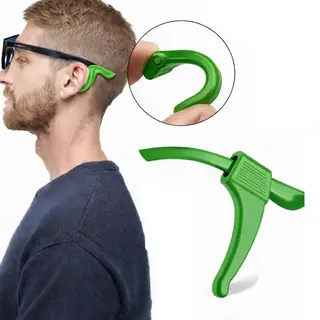 Cheaperito Anti-slip Oorhaakjes Voor Bril & Zonnebril – Universele Brilhaakjes Van Siliconen – Brilhouders Tegen Afglijden – Set Van 2 Stuks – Groen