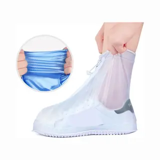 Cheaperito Overschoenen Met Rits I Festival Overschoenen I Schoenovertrek I Schoenhoesjes I Met Anti Slip Zolen I Transparant I Maat M 37/39