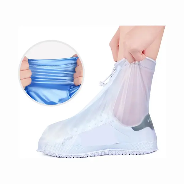 Cheaperito Overschoenen Met Rits I Festival Overschoenen I Schoenovertrek I Schoenhoesjes I Met Anti Slip Zolen I Transparant I Maat M 37/39 thumbnail