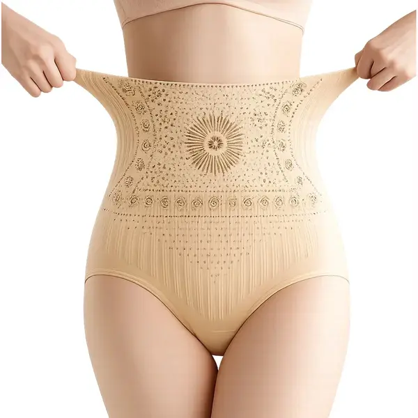 Cheaperito Corrigerend Ondergoed Voor Dames | Heupliftende Bodyshaper I Tailletrimmers I Corrigerend Slipje | Correctie Buik Ondergoed | Maat M I Beige thumbnail