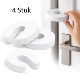 Cheaperito Deurstoppers Foam 4 Stuks I Baby En Kind Deurbeschermers I Deurbescherming I Kinderbeveiliging Vingers I Schuim I Deurstopper I Wit