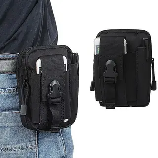 Cheaperito Heuptas I Outdoor Riem Tas I Heuptas I Waterdicht I Survival Tas I Telefoontas I Survival Tas I Zwart