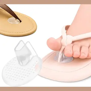 Cheaperito Anti-Slip Gel Teenbeschermer Voor Slippers | Transparant | Siliconen Gel Kussen | Comfortabel & Onzichtbaar | 1 Paar