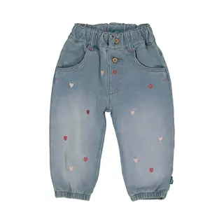 B.E.S.S. Baby Meisjes Jog Jeans Broek Stone Wash Maat 80