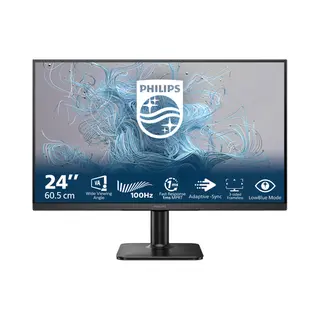 Philips 1000 series 24E2N1100LB/00 Computerbildschirm 60,5 cm (23.8") 1920 x 1080 Pixel Full Hd Lcd Schwarz
