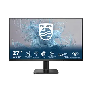 Philips 1000 series 27E2N1500L/00 Computerbildschirm 68,6 cm (27") 2560 x 1440 Pixel Quad Hd Led Schwarz
