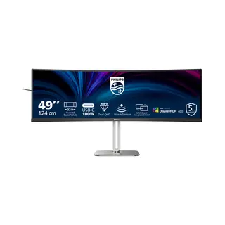 Philips 5000 series 49B2U5900C/00 Computerbildschirm 124 cm (48.8") 5120 x 1440 Pixel Dual Qhd Lcd Schwarz