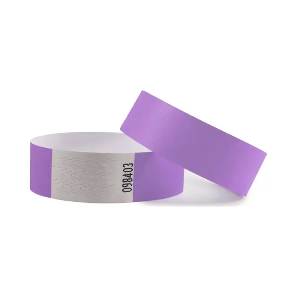 CombiCraft Blanco Tyvek Polsbandjes Paars - 500 Stuks thumbnail