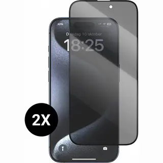 Mobstore Screen Protector Geschikt Voor IPhone 15 Pro Max Screen Protector Privacy - Screenprotector - Prive Screen Protector - Privacy Screen Protector