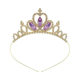 Mylinsé Prinsessen Tiara - Goud Paars - Diadeem - Vanaf 4 Jaar