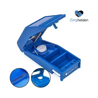 Zorghelden® Medische Pillensnijder - Pillenvergruizer - Pillensnijder Kleine Pillen En Grote Pillen - Pillensnijder Voor Harde Pillen En Zachte -
