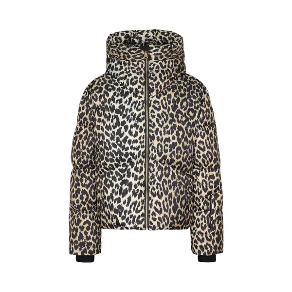 Nikkie - Newport Leopard Jacket - Ski Jack Dames - Beige thumbnail