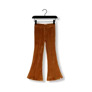 Your Wishes Velvet Jersey Flared Legging Broeken Meisjes - Oker - Maat 92