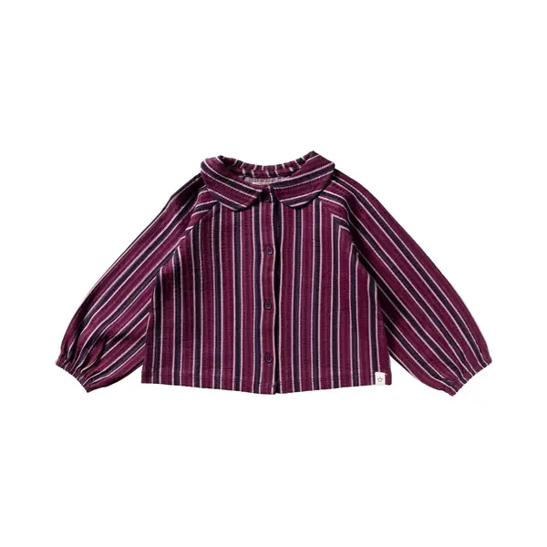 Your Wishes Winner Stripes | Collar Top thumbnail