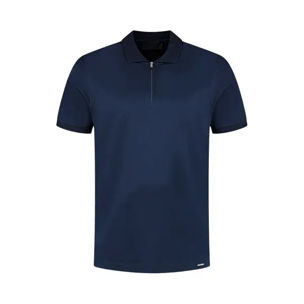 Malelions - Shirt Donkerblauw Malelions Premium Mercerized Cotton Polo Polos Donkerblauw Mp1-aw25-13 thumbnail