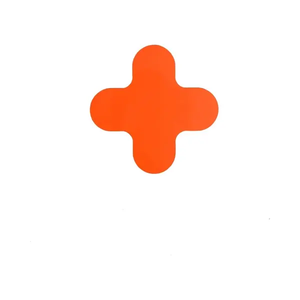 JekaShop X-stuk - Oranje 180 X 180 Mm Anti-slip-vloersticker thumbnail