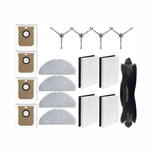 BukkitBow - Accessoireset Geschikt Voor Eufy G50 & L60 Hybrid (Ses) - Met Hepa Filters, Roller, Zijborstels, Mopdoeken & Stofzakken - thumbnail