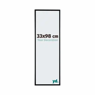 Your Decoration Fotokader 33x98 Cm - Zwart Mat - Kunststof - Evry