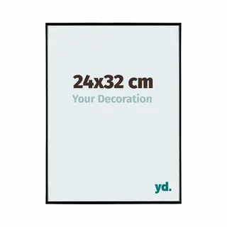 Your Decoration Fotokader 24x32 Cm - Zwart Hoogglans - Kunststof - Evry