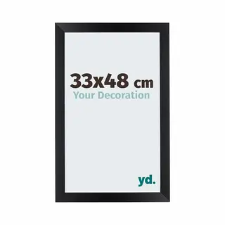 Your Decoration Fotokader 33x48 Cm - Zwart Mat - Mdf - Mura
