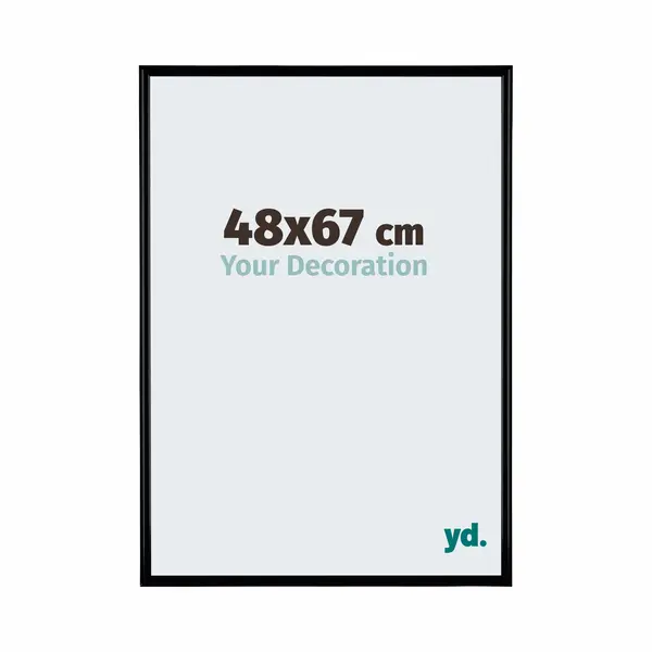 Your Decoration Fotokader 48x67 Cm - Zwart Mat - Kunststof - Bordeaux thumbnail
