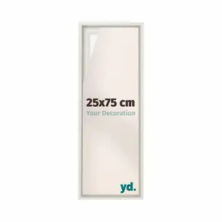 Your Decoration Baklijst Voor Canvas 25x75 Cm - Wit Mat - Mdf - Lyon