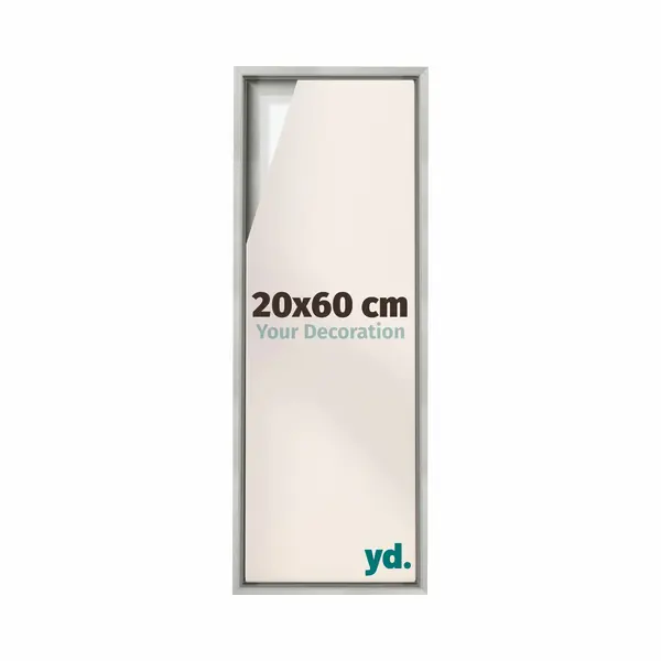 yd. Your Decoration - Baklijst 20x60 Cm - Zilver Mat - Baklijst Voor Canvas - Mdf - Lyon thumbnail