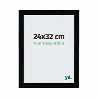 Your Decoration Fotokader 24x32 Cm - Zwart Hoogglans - Mdf - Mura