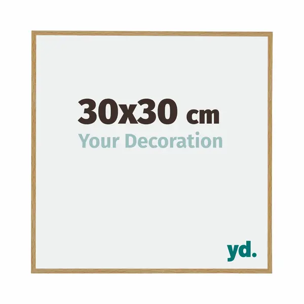 Yd. Your Decoration - Bilderrahmen 30x30 Cm - Buche Hell - Bilderrahmen Aus Kunststoff Mit Acrylglas - Antireflex - 30x30 Rahmen - Evry thumbnail