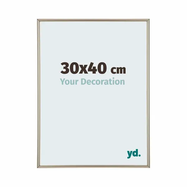 Yd. Your Decoration - Bilderrahmen 30x40 Cm - Champagner - Bilderrahmen Aus Kunststoff Mit Acrylglas - Antireflex - Rahmen 30x40 Cm - Annecy thumbnail
