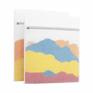 Botc Waszakken - 60x90cm Waszak Groot - 1 Set Van 2 - Bescherm Je Wasgoed En Wasmachine - Wit