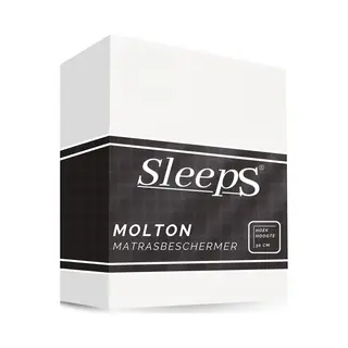 Sleeps Molton Hoeslaken Katoen Stretch - 120x200 Cm - Matrasbeschermer