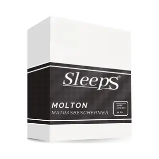 Sleeps Molton Hoeslaken Katoen Stretch - 140x220 Cm - Matrasbeschermer