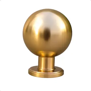 By Mjm Meubelknop Rond Mat Goud- Kast Knopjes - Kastknoppen Goud - Meubelknop- - Deurknoppen Voor Kasten - Meubelbeslag - Deurknopjes - Kastknopjes - Madison