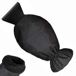 By Mjm Ijskrabber Auto Met Handschoen Zwart - Fleece Gevoerd - IJskrabber Auto - Ruitenkrabber - Ijskrabbers - Auto Krabber - Auto Accessoires - Auto Ruiten