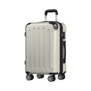 Trvlmore Handbagage Koffer - 45L - Tsa Cijferslot - Lichtgewicht - Uitbreidbaar - Trolley - 54x36x22cm - Champagne