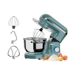 KitchenBrothers 2000W Keukenmachine - Keukenrobot - 6, 2L - Mixer Met Mengkom - Keukenmixer - Pastel Groen