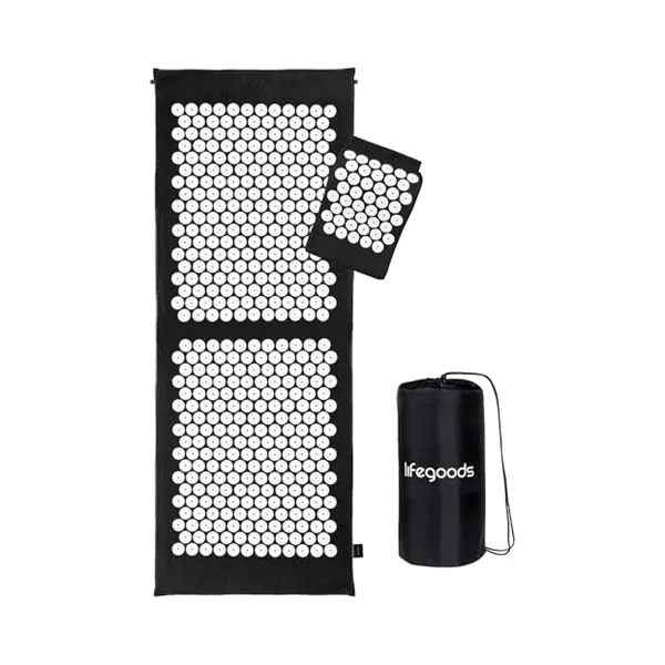 LifeGoods Akupressurmatte Xl Mit Kissen - Akkupressmatte - Akkupressurmatte+ - Akupressur Matte - Akupunktur Matte - Massagematte - Rücken - thumbnail