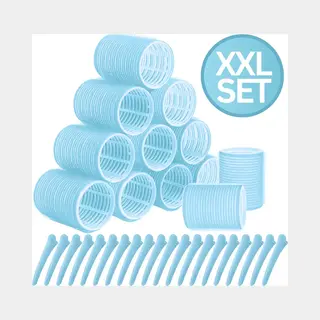 Renalux - Haarrollers Xxl Set - Krulspelden - Heatless Curls - Haar Rollers Zelfklevend - Kleefrollers - Haarrollers Groot Voor Krullen - Krullen