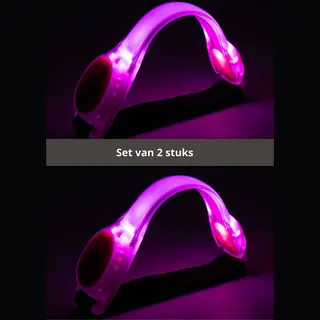 Hardloop Armband - Reflecterende Led Sportarmband - 2 Stuks - Joggen Veiligheidslicht - Hardloop Verlichting - Hardloop Lampjes - 2 Standen Knipperend