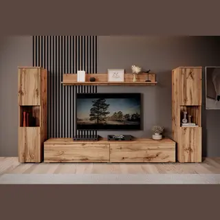 Meubella Wandmeubel Pure Xl - Eiken