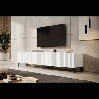 Meubella Tv-Meubel Pepinos 2 - Wit - 200 Cm