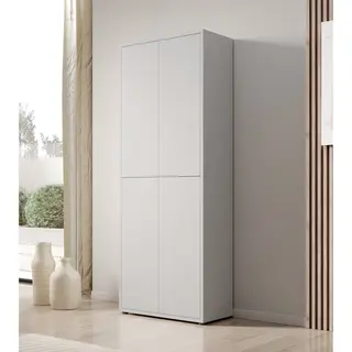 Meubella - Schoenenkast Amber - Lichtgrijs - 75 Cm
