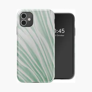 Selencia Vivid Tough Backcover voor de iPhone 11 - Nature Grayed Jade