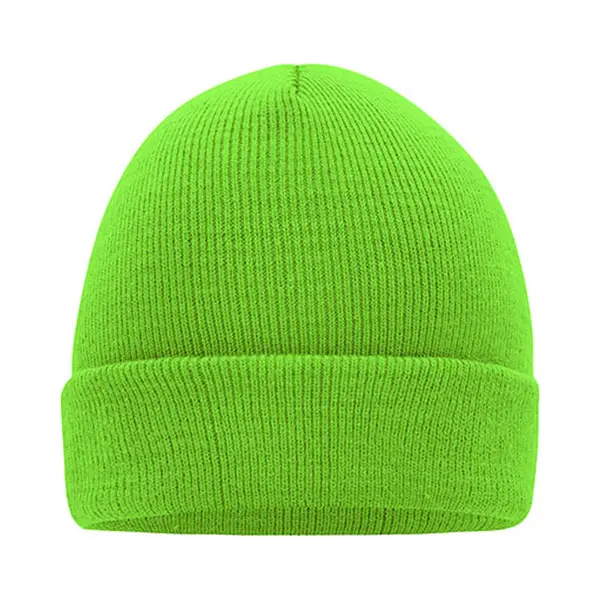 Myrtle Beach 'Knitted Cap' Beanie Felgroen thumbnail