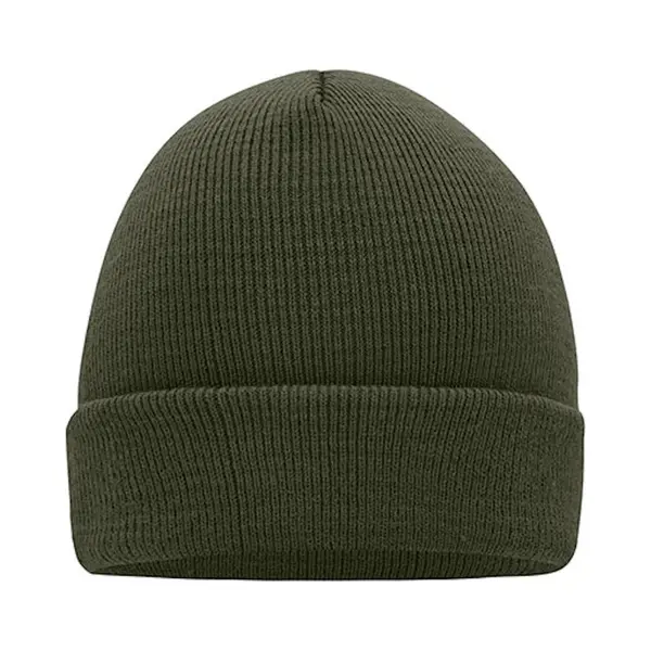 Myrtle Beach 'Knitted Cap' Beanie Olijfgroen thumbnail