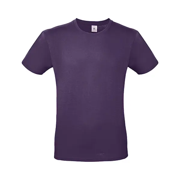 2-Pack Herenshirt '150' Met Ronde Hals B&C Collectie Urban Paars Maat L thumbnail